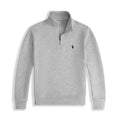 Men's Mock Neck Half Zip Sweatshirt with Embroidered Logo eprolo