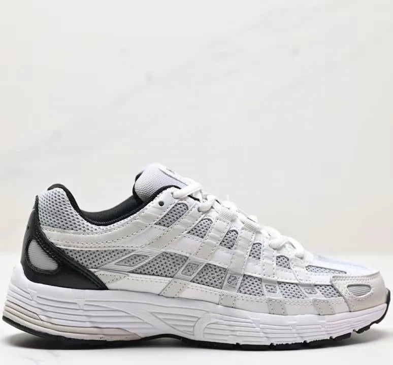 Low-Top Retro Dad Sports Shoes Unisex Breathable Running Shoes Casual Style Flat Laces PU Mesh Upper Rubber Outsole Regshow