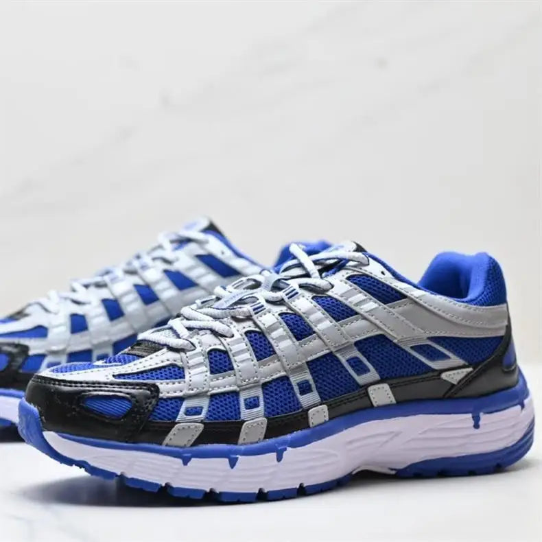 Low-Top Retro Dad Sports Shoes Unisex Breathable Running Shoes Casual Style Flat Laces PU Mesh Upper Rubber Outsole Regshow