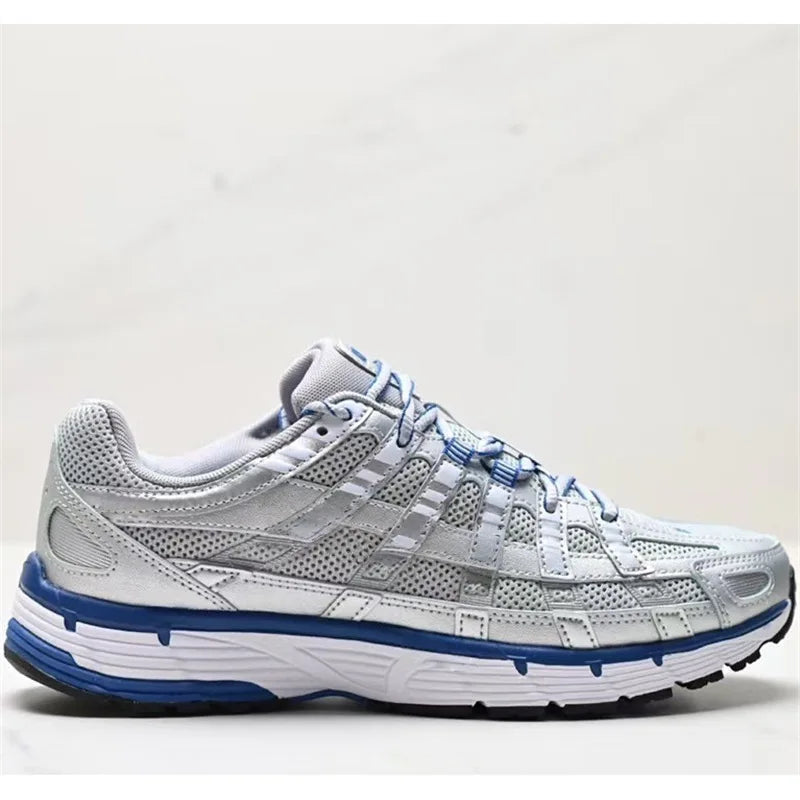 Low-Top Retro Dad Sports Shoes Unisex Breathable Running Shoes Casual Style Flat Laces PU Mesh Upper Rubber Outsole Regshow
