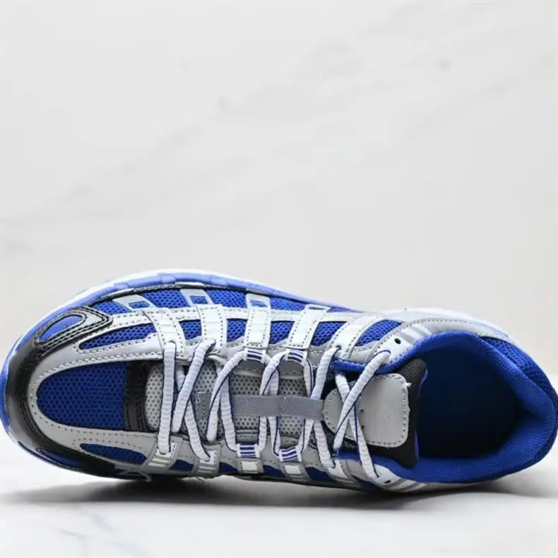 Low-Top Retro Dad Sports Shoes Unisex Breathable Running Shoes Casual Style Flat Laces PU Mesh Upper Rubber Outsole Regshow