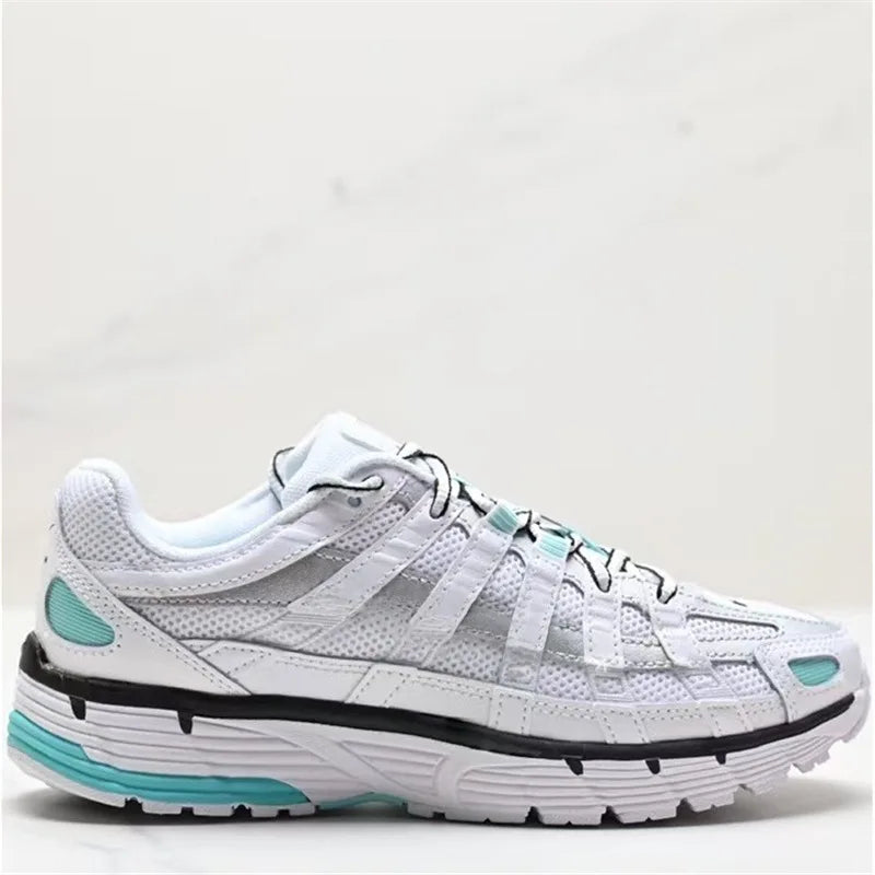 Low-Top Retro Dad Sports Shoes Unisex Breathable Running Shoes Casual Style Flat Laces PU Mesh Upper Rubber Outsole Regshow