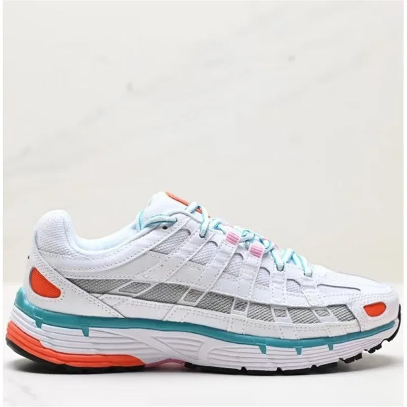 Low-Top Retro Dad Sports Shoes Unisex Breathable Running Shoes Casual Style Flat Laces PU Mesh Upper Rubber Outsole Regshow