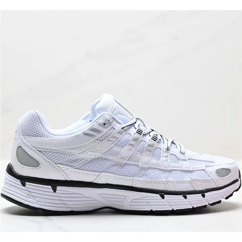 Low-Top Retro Dad Sports Shoes Unisex Breathable Running Shoes Casual Style Flat Laces PU Mesh Upper Rubber Outsole Regshow