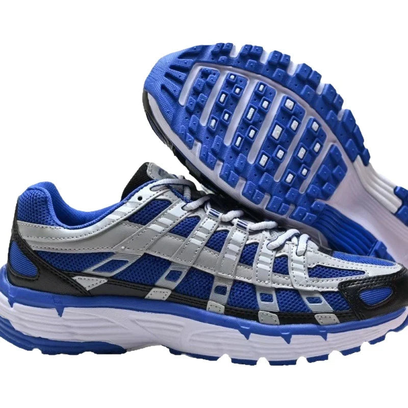 Low-Top Retro Dad Sports Shoes Unisex Breathable Running Shoes Casual Style Flat Laces PU Mesh Upper Rubber Outsole Regshow